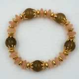 golden beaded bracelet_D1182