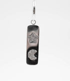 saint silver plated earrings d448