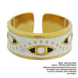 White evil eye band