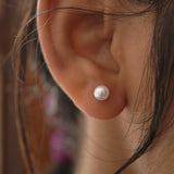 Arc Pearl Studs