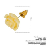 YELLOW FLOWER EARRING