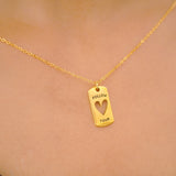 follow your heart pendent