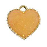 glittery yellow charms