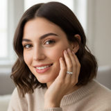 SG FASHION VAULT ADJUSTABLE CROSSIANT RING