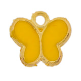 yellow butterfly charms