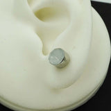 white stone studs