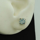 grey blue studs