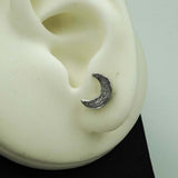 foiled moon studs