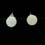 floral balls studs