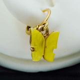 yellow butterfly drops