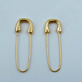 safety pin earrings