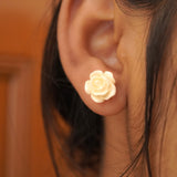 YELLOW FLOWER EARRING