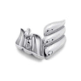 Winged Silver Plated Earrings