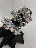 Pure Cotton Floral Printed Scrunchies