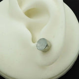 white stone studs