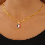 colourful umbrella charm
