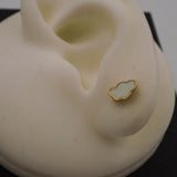cloud shaped stud