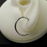 silver hoops