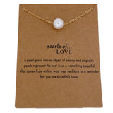 Single pearl pendant
