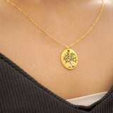 life is a gift pendent both side engraved