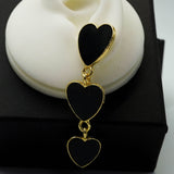 triple black hearts drop