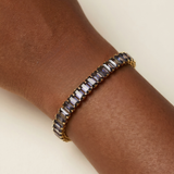 Purple Zircon Tennis Bracelet D383