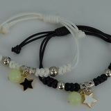 Glowing couple bracelet