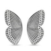 Arabica Silver plated butterfly studs