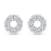 Deigo silver plated studs D475