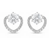 Heart shaped earrings D488