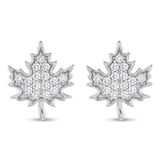 leaf shaped studs