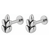 Leaf shaped Earrings D514