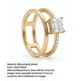 The Empress Dual-Band Solitaire