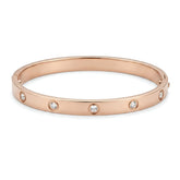 cartier rose gold plated band