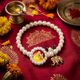 Sacred Kada with Golden Elephant Charm for Prosperity & Protection