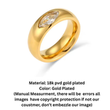 The Marquise Solitaire Dome Ring