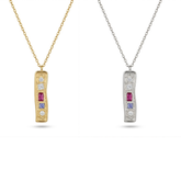 The Prism Molten Bar Pendant