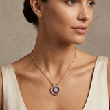 The Royal Clover Enamel Pendant