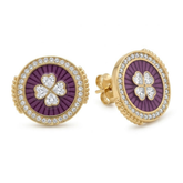 The Royal Clover Pave Studs