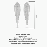 Cascading Starlight Drop Earrings