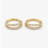 Double layered Gwen studs