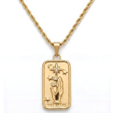 The stars tarrot card necklace