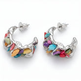 Jerald platinum plated earings
