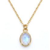 CRYSTAL MOON PENDENT