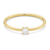 Operose white zircon Ring