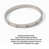 cartier silver plated band