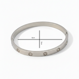 cartier silver plated band
