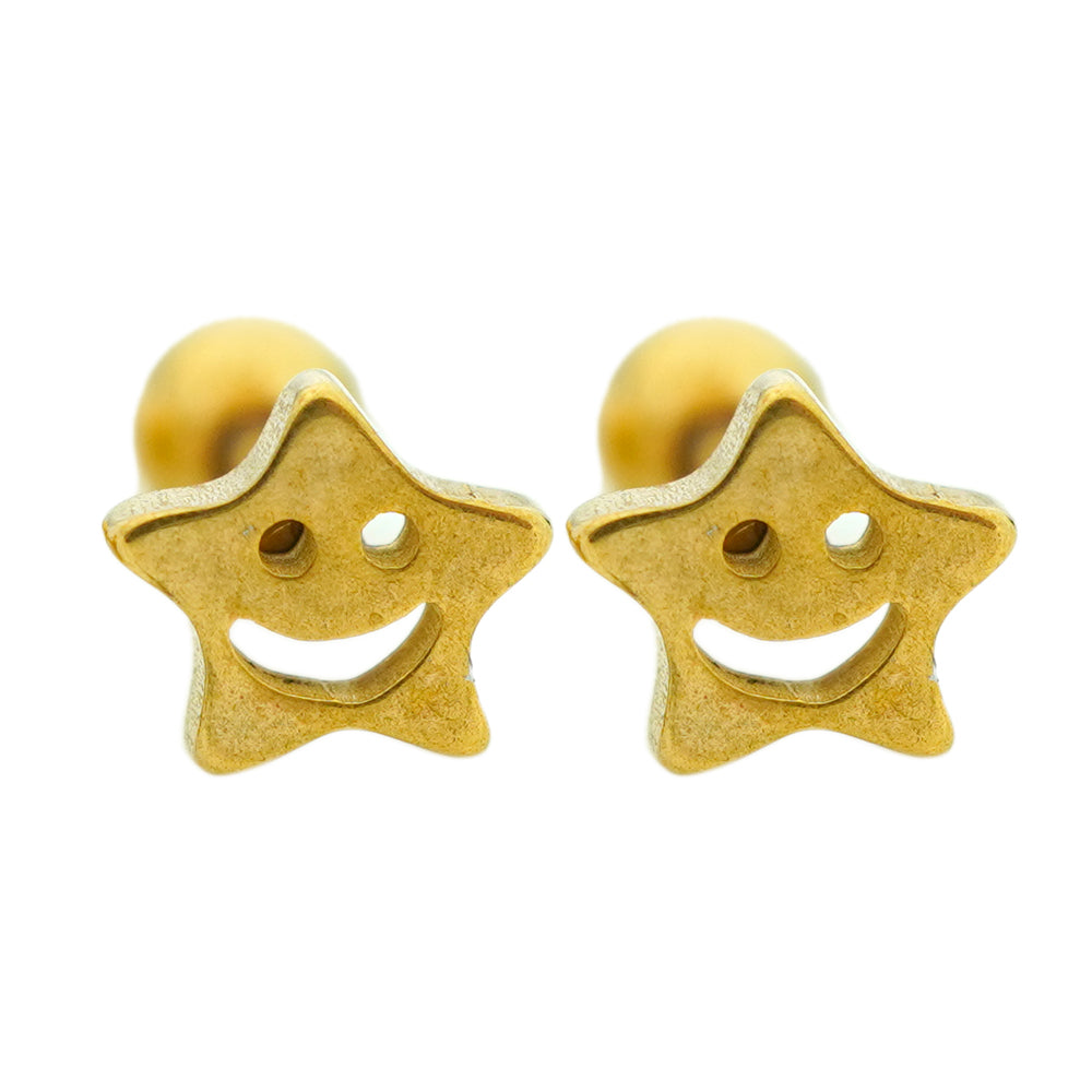 Star shaped Earrings D516