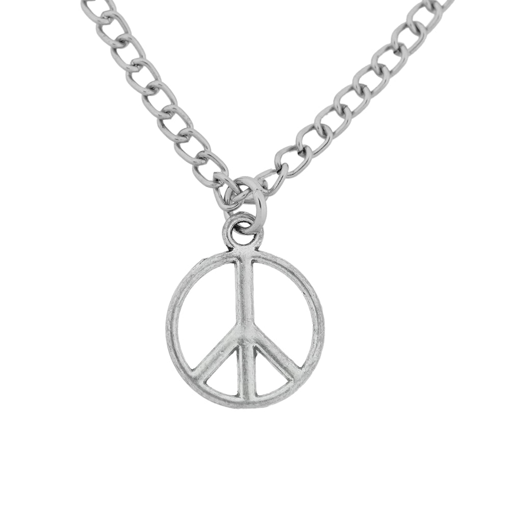 big size peace pendant