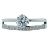 double wear silver plated ring